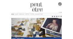 Desktop Screenshot of peutetremagazine.com